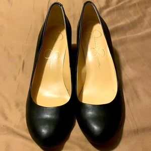 Clearance $10 Jessica Simpson wedge high heel shoes size 9.5